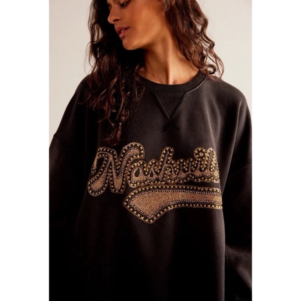 Free People Bali Drifter Nashville Sweatshirt Dress sweatshirt pullover